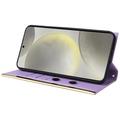 Samsung Galaxy S24 Luxury tikattu lompakkokotelo