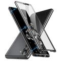 Samsung Galaxy S24 Magneettikotelo Panssarilasi - 9H sella - Musta