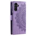 Samsung Galaxy S24 Mandala Series Lompakkokotelo - Violetti