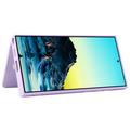 Samsung Galaxy S24 Ultra Kukkakoristekotelo hihnalla - violetti