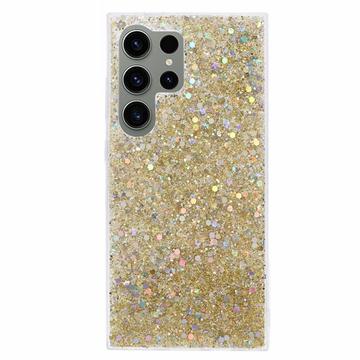 Samsung Galaxy S24 Ultra Iskunkestävä TPU Suojakuori - Kulta