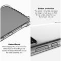 Samsung Galaxy S24 Ultra Imak Drop-Proof TPU Suojakuori - Läpinäkyvä