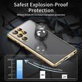 Samsung Galaxy S24 Ultra Magneettikotelo Panssarilasi - 9H sella - Yksityisyyssuoja - Musta