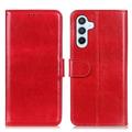 Samsung Galaxy S24 Lompakkokotelo Magneettisella Sulkijalla - Punainen
