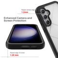 Samsung Galaxy S24+ 360 Suojaussarja Kotelo - Musta / Selkeä