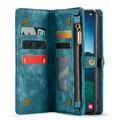 Samsung Galaxy S24+ Caseme 008 2-in-1 Multifunctional Lompakkokotelo - Sininen