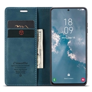 Caseme 013 Sarja Samsung Galaxy S24+ Lompakkokotelo - Sininen