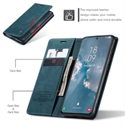 Caseme 013 Sarja Samsung Galaxy S24+ Lompakkokotelo - Sininen