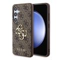 Samsung Galaxy S24+ Guess 4G Big Metal Logo Hybridikotelo - Ruskea