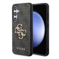 Samsung Galaxy S24+ Guess 4G Big Metal Logo Hybridikotelo - Harmaa