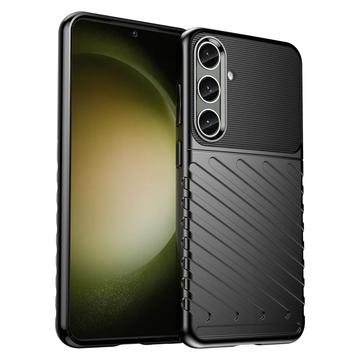 Samsung Galaxy S24+ Thunder Sarja TPU Suojakuori - Musta