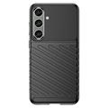 Samsung Galaxy S24+ Thunder Sarja TPU Suojakuori - Musta