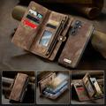 Samsung Galaxy S25 Caseme 008 2-in-1 Multifunctional Lompakkokotelo - Ruskea