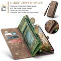 Samsung Galaxy S25 Caseme 008 2-in-1 Multifunctional Lompakkokotelo - Ruskea