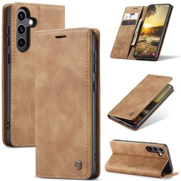 Samsung Galaxy S25 Caseme 013 Sarja Lompakkokotelo - Ruskea