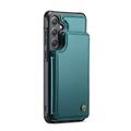 Samsung Galaxy S25 Caseme C22 Kotelo RFID-korttilompakko - vihreä