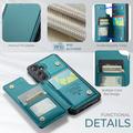 Samsung Galaxy S25 Caseme C22 Kotelo RFID-korttilompakko - vihreä
