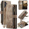 Samsung Galaxy S25 Caseme C30 Monitoiminen Lompakkokotelo - Ruskea