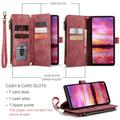 Samsung Galaxy S25 Caseme C30 Monitoiminen Lompakkokotelo - Punainen