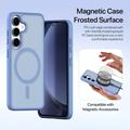 Samsung Galaxy S25 Dux Ducis Lawa lompakko nahkakotelo magneettikannella - Vauvan sininen
