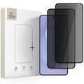 Samsung Galaxy S25 Edge Tech-Protect Glass Spy+ yksityisyyden Panssarilasi - 2 kpl. - Musta