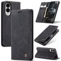 Samsung Galaxy S25 Edge Caseme 013 Sarja Lompakkokotelo - Musta