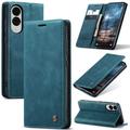 Samsung Galaxy S25 Edge Caseme 013 Sarja Lompakkokotelo - Sininen