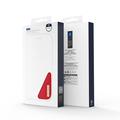 Samsung Galaxy S25 Edge Dux Ducis Hivo Lompakkomallinen Nahkakotelo - Punainen