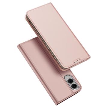 Samsung Galaxy S25 Edge Dux Ducis Skin Pro Lompakkokotelo - Pinkki