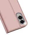 Samsung Galaxy S25 Edge Dux Ducis Skin Pro Lompakkokotelo - Pinkki