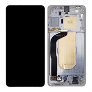 Samsung Galaxy S25 Edge Etukuori & LCD Näyttö GH82-37224A - Hopea