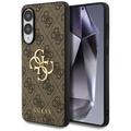 Samsung Galaxy S25 Edge Guess 4G Big Metal Logo Hybridikotelo - Ruskea