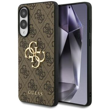 Samsung Galaxy S25 Edge Guess 4G Big Metal Logo Hybridikotelo - Ruskea