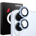 Samsung Galaxy S25 Edge Northjo kameran linssinsuojussarja - sininen