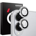 Samsung Galaxy S25 Edge Northjo kameran linssinsuojussarja - hopea