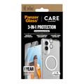 Samsung Galaxy S25 Edge PanzerGlass Care Flagship 3-in-1 -paketti - Kirkas