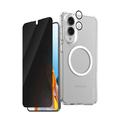 Samsung Galaxy S25 Edge PanzerGlass Care Flagship 3-in-1 yksityisyyspaketti - Kirkas