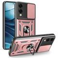Samsung Galaxy S25 Edge Pyörivä Rengashybridikotelo Kamerasuojalla