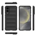 Samsung Galaxy S25 Edge Rugged TPU Suojakuori - Musta