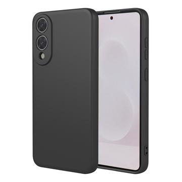 Samsung Galaxy S25 Edge iskunkestävä silikonikotelo - musta