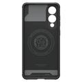 Samsung Galaxy S25 Edge Spigen Core Armor Mag MagSafe TPU-kotelo - Musta