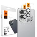 Samsung Galaxy S25 Edge Spigen Glas.tR Ez Fit Optik Pro Kameralinssin Panssarilasi - 9H - Musta