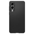 Samsung Galaxy S25 Edge Spigen Liquid Air TPU Suojakuori - Musta
