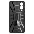 Samsung Galaxy S25 Edge Spigen Liquid Air TPU Suojakuori - Musta