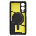 Samsung Galaxy S25 Edge Spigen Tough Armor Mag Suojakuori - Musta