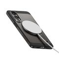 Samsung Galaxy S25 Edge Spigen Tough Armor Mag Suojakuori - Asemetallin Harmaa
