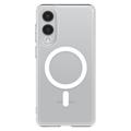 Samsung Galaxy S25 Edge Spigen Ultra Hybrid Mag Kotelo - Valkoinen / Kirkas