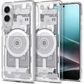 Samsung Galaxy S25 Edge Spigen Ultra Hybrid Mag Kotelo - Valkoinen / Zero One