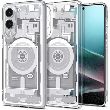 Samsung Galaxy S25 Edge Spigen Ultra Hybrid Mag Kotelo - Valkoinen / Zero One