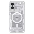 Samsung Galaxy S25 Edge Spigen Ultra Hybrid Mag Kotelo - Valkoinen / Zero One